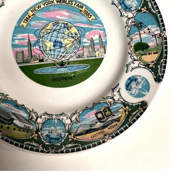 Vintage Wall Decor Vintage 964 New York Worlds Fair Souvenir Plate 7 Poshmark
